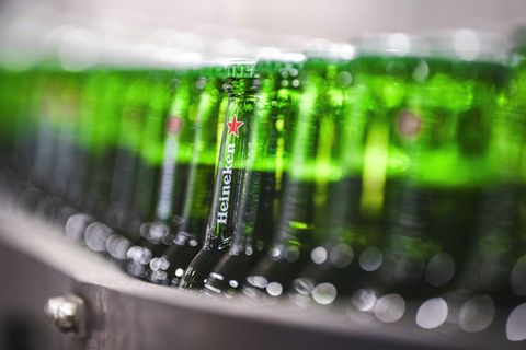 Abfüllung bei Heineken