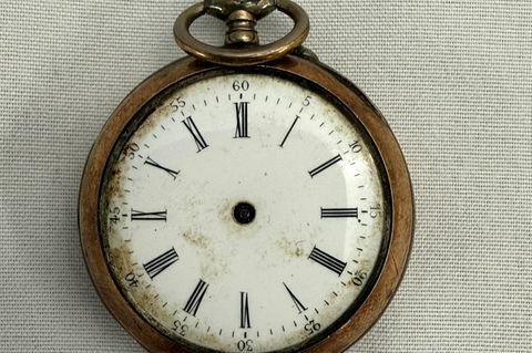 Die vergoldete Taschenuhr gehörte einem Dänen