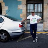 88 Jahre alter Skateboarder