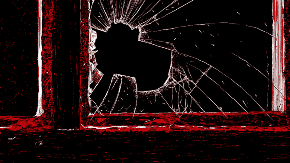 Brandstiftung in einer grafischen Erzählung