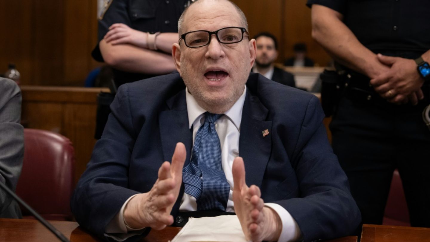 Der ehemalige US-Produzent Harvey Weinstein am Mittwoch in New York