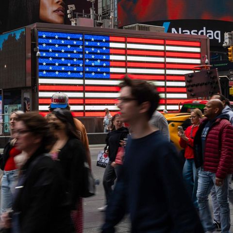 Kaum ein Ort ist solch ein Touristenmagnet wie der Times Square. Doch selbst in New York spürt man, dass weniger Besucher in die USA kommen