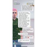 Screenshot eines Chats mit Nora