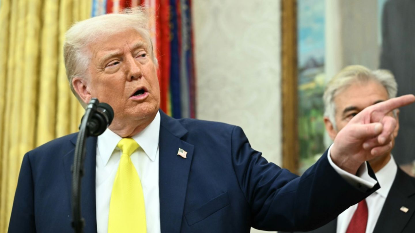 Präsident Trump im Weißen Haus