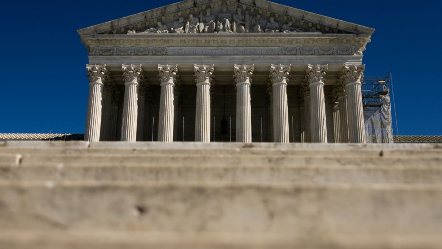 Gebäude des US Supreme Court in Washington