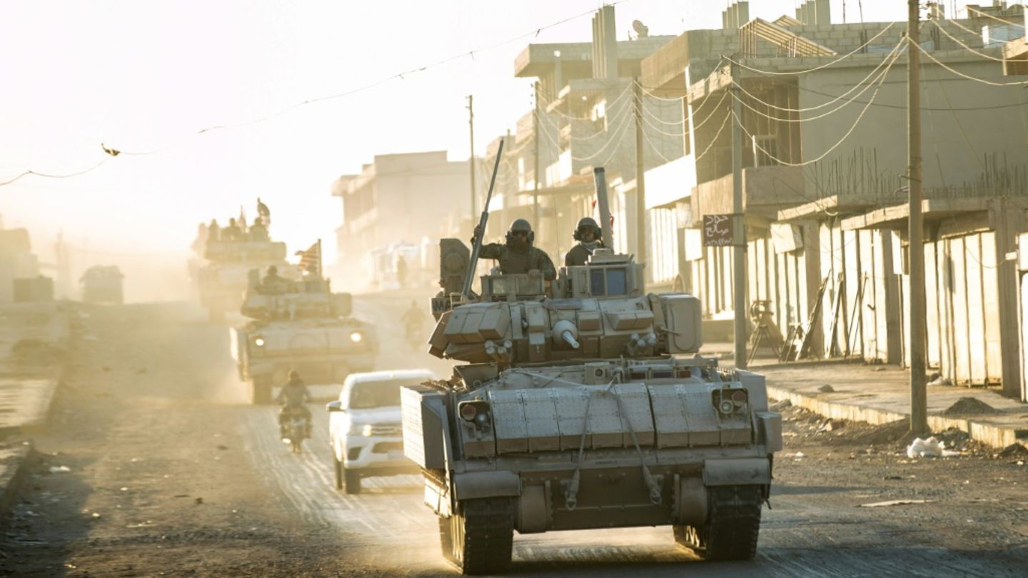 Patrouille türkischer und US-Soldaten in Syrien