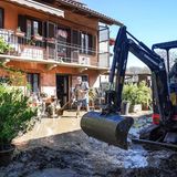 Mancherorts kommt schweres Gerät zum Einsatz – so wie dieser Schaufelbagger