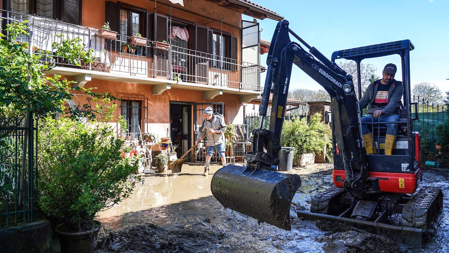 Mancherorts kommt schweres Gerät zum Einsatz – so wie dieser Schaufelbagger