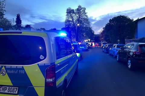 Die Polizei ist in Bad Nauheim im Einsatz