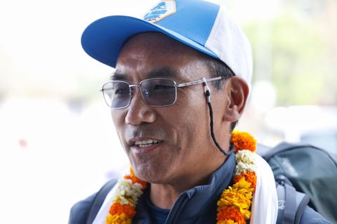 Der berühmte Sherpa-Bergführer Kami Rita