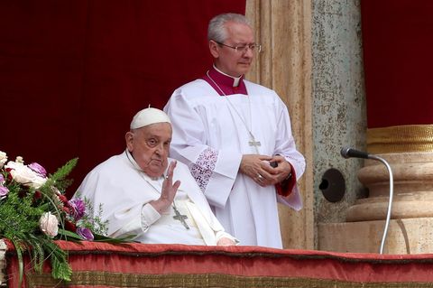 Papst Franziskus' allerletzter Auftritt vor Gläubigen im Video