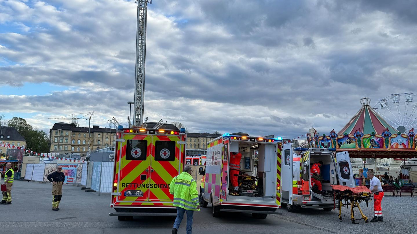 In Bayreuth kam es am Ostersonntag zu einem Unfall auf einem Kettenkarussell