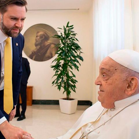 Papst Franziskus empfing den US-Vizepräsidenten JD Vance am Ostersonntag, kurz bevor er den Segen spendete