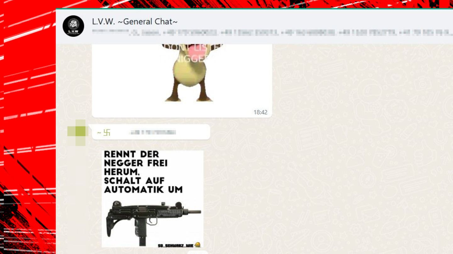 Ein Meme mit dem Text: "Rennt der Negger frei gerum, schalt auf Automatik um"