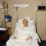 Papst Johannes Paul II im Krankenhaus
