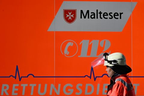 Rettungsübung in Frankfurt am Main
