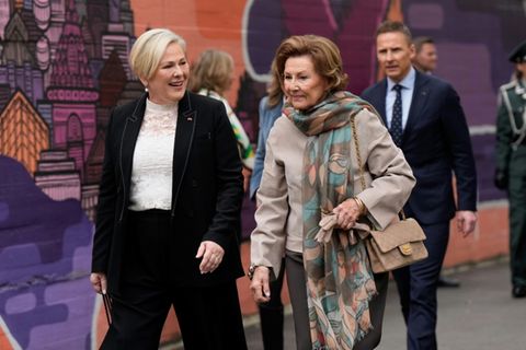 Königin Sonja Anfang April in Oslo