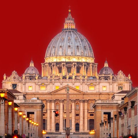 Der Petersdom in Rom.