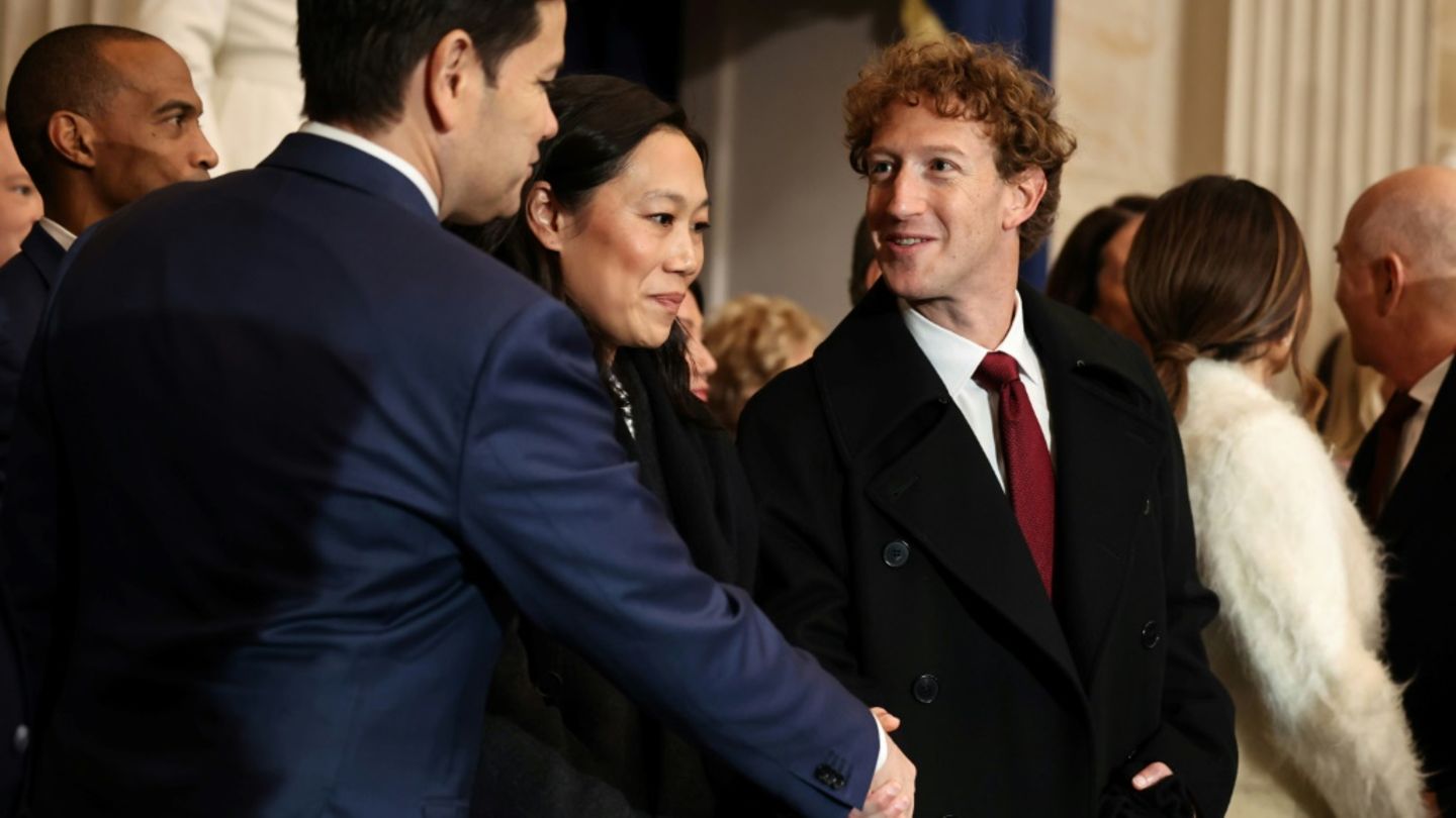 Meta-Chef Mark Zuckerberg (rechts)