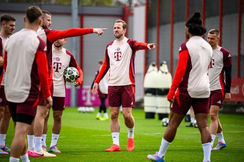 FC-Bayern-Spieler beim Training