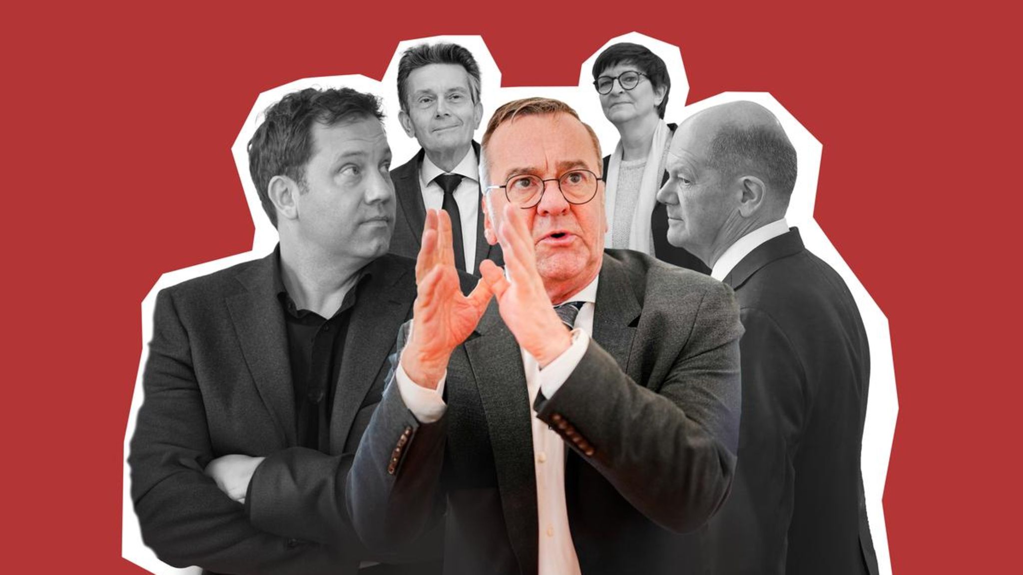 Mögliche Kandidaten in einer Collage
