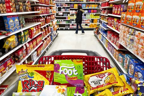 Süßwarenabteilung in einem US-Supermarkt