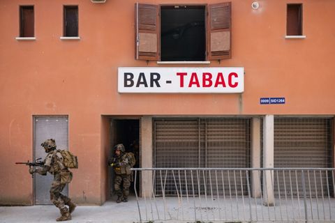 Militärmanöver in Jeoffrecourt