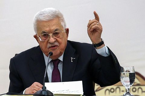 Abbas in Ramallah