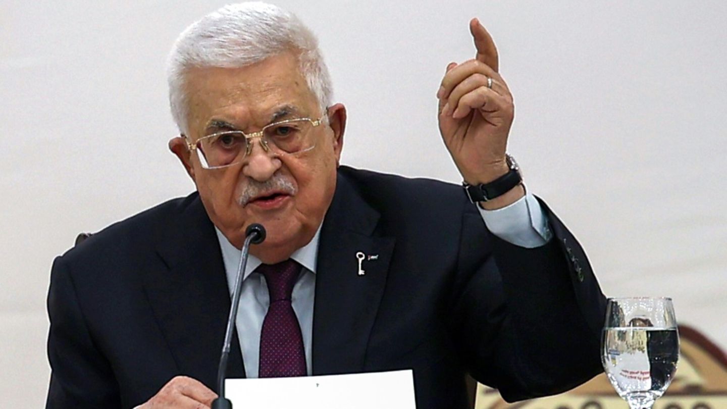 Abbas in Ramallah