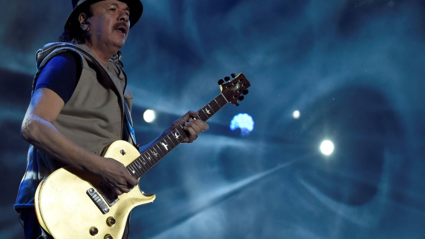 Carlos Santana bei einem Auftritt in Mexiko 2019