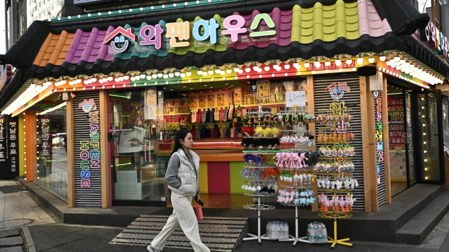 Geschäft in Seoul