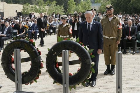 Netanjahu in Yad Vashem