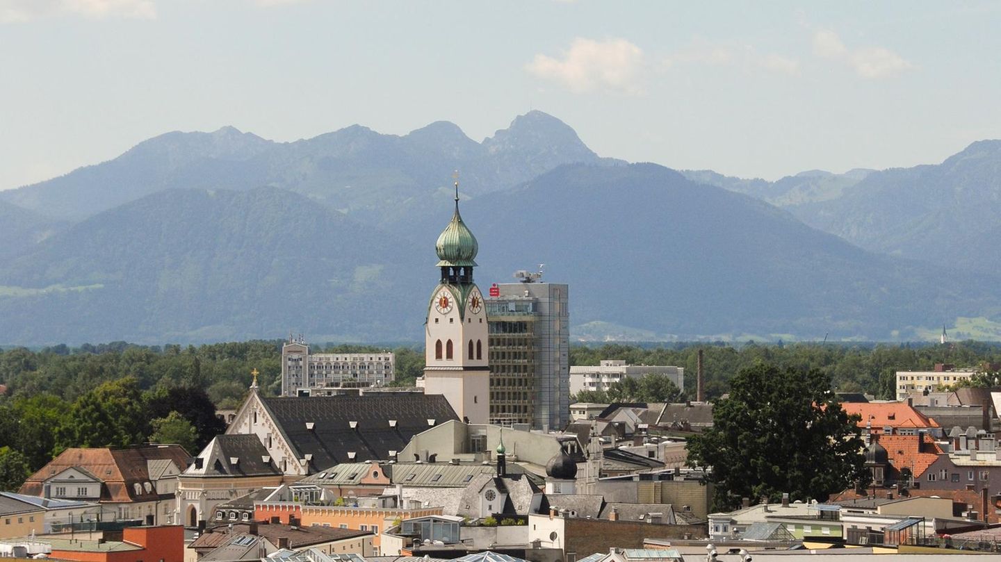 Münchener Umland: Blick auf Rosenheim Münchener Umland: Blick auf Rosenheim