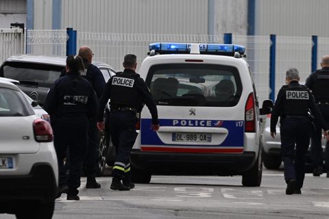 Polizei in Nantes