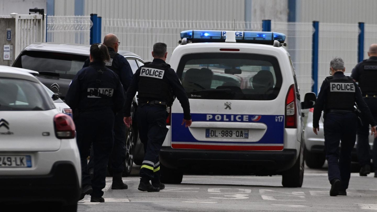 Polizei in Nantes