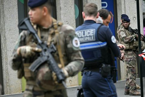 Polizeieinsatz an der Schule in Nantes