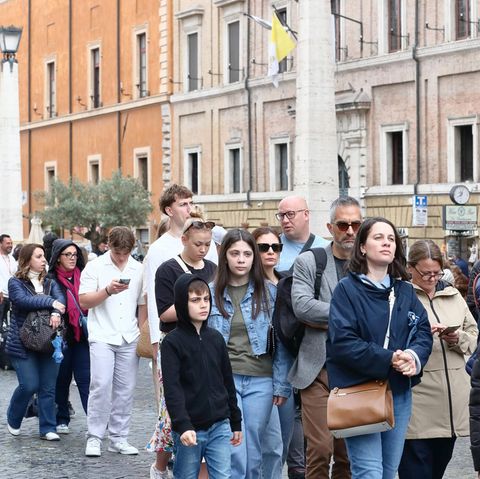 A snake pilgrim in Rome