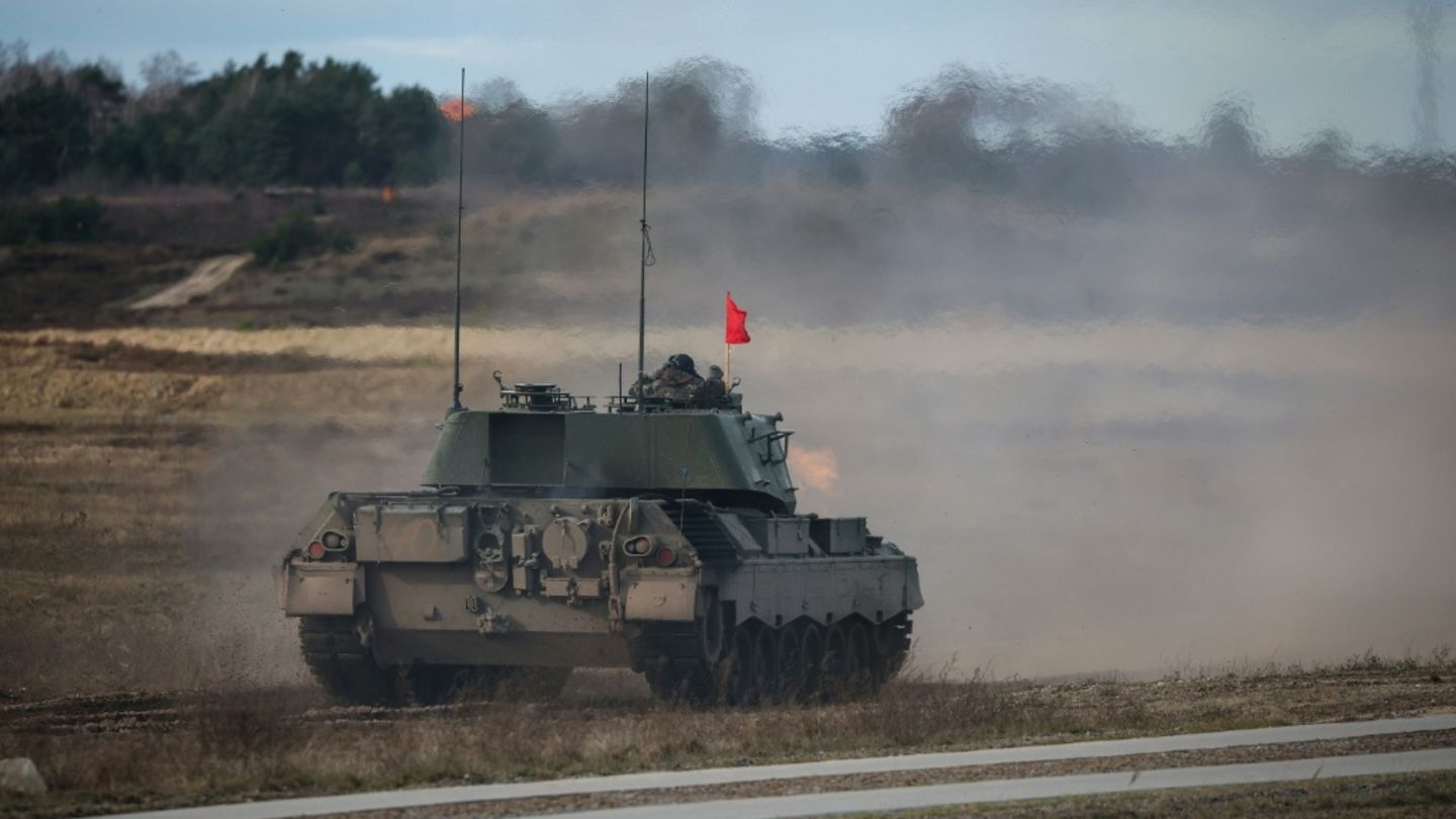 Ein Leopard-Panzer der Bundeswehr