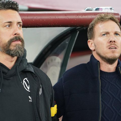 Sandro Wagner (left) and Julian Nagelsmann