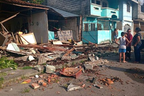 Erdbebenschäden in der ecuadorianischen Hafenstadt Esmeraldas