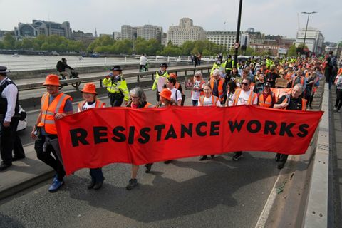 Vorerst letzte Demo von Just Stop Oil