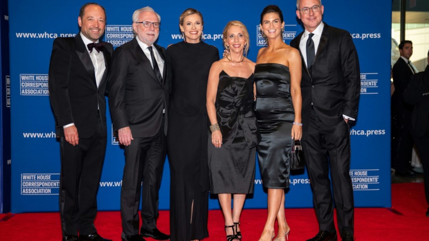 Medienvertreter bei dem WHCA-Dinner am 26. April
