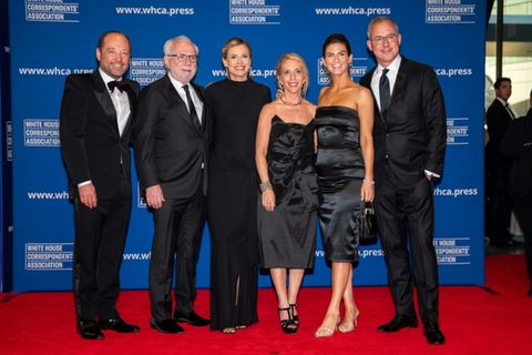 Medienvertreter bei dem WHCA-Dinner am 26. April