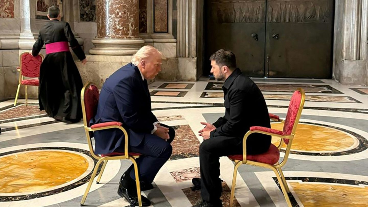 Trump und Selenskyj in Rom
