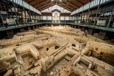 Archäologie: Eine Ausgrabungsstätte in Barcelona