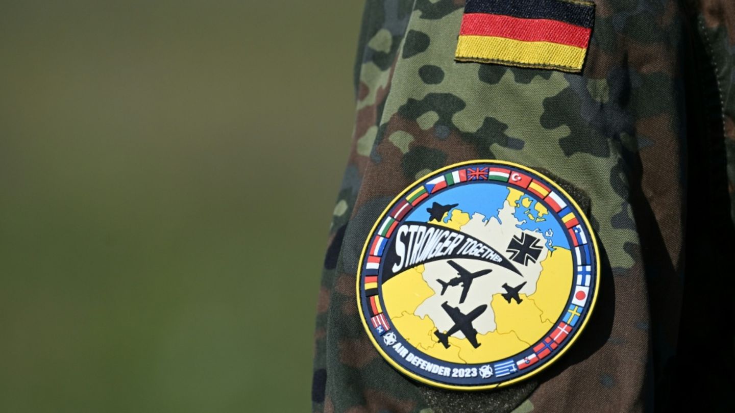 Bundeswehrsoldat bei einer Nato-Übung im Juni 2023