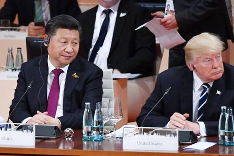 Trump und Xi beim G20-Gipfel 2017