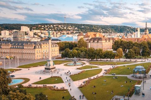 Schlossplatz im Stuttgarter Zentrum