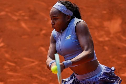 Coco Gauff war noch ihrem Sieg plötzlich nicht mehr zu hören