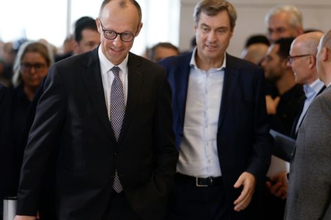 CDU-Chef Merz und CSU-Vorsitzender Söder